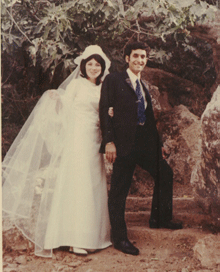 תמונה חתונה בנובמבר 1971
